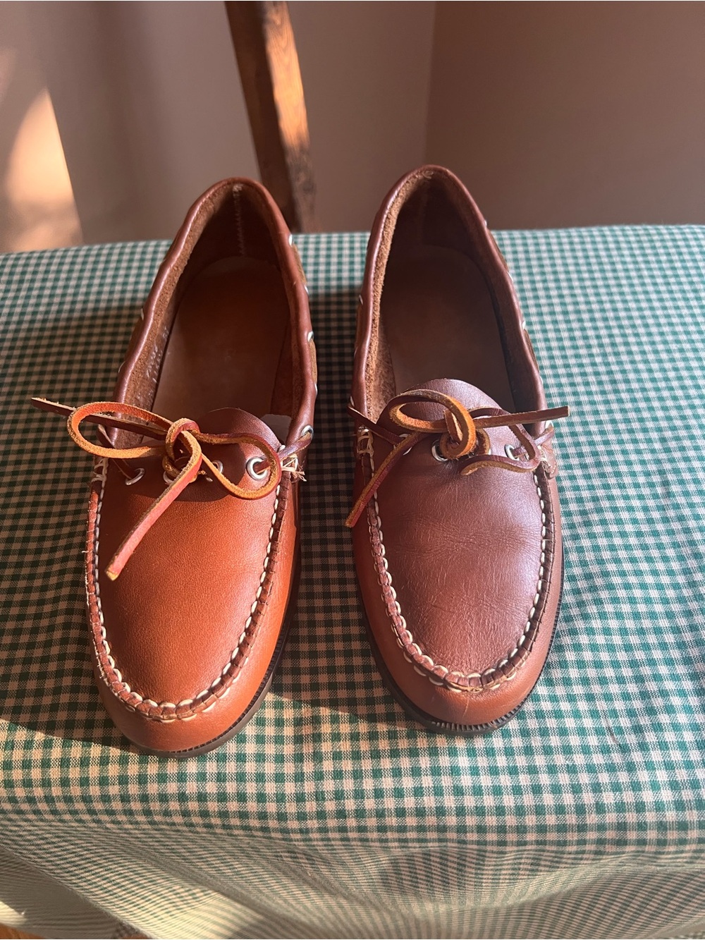 GH Bass Brown Leather Boat Shoes